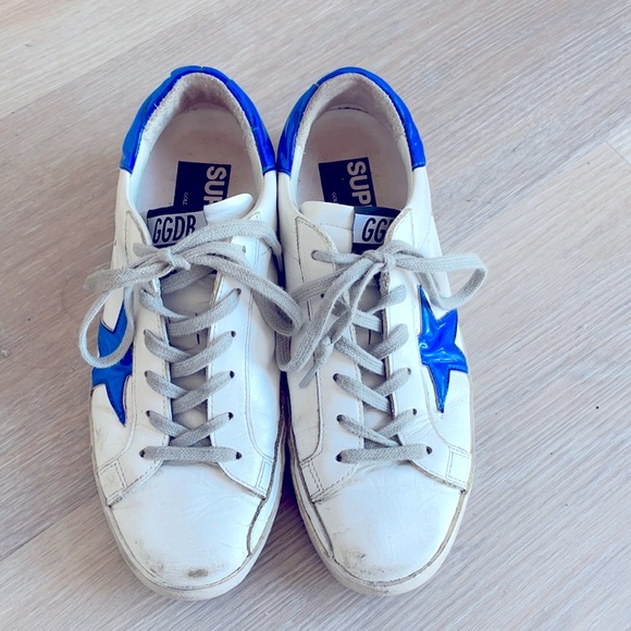 Golden Goose Shoes - Authentic Golden Goose sz 7, blue & white!
